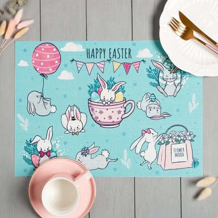 Салфетка на стол Доляна &laquo;Пасха&raquo; ПВХ 40х29см