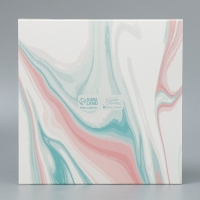 Коробка под 8 конфет и шоколад с ячейками, кондитерская упаковка, &laquo;Флюид&raquo; 18 х 18 х 4 см