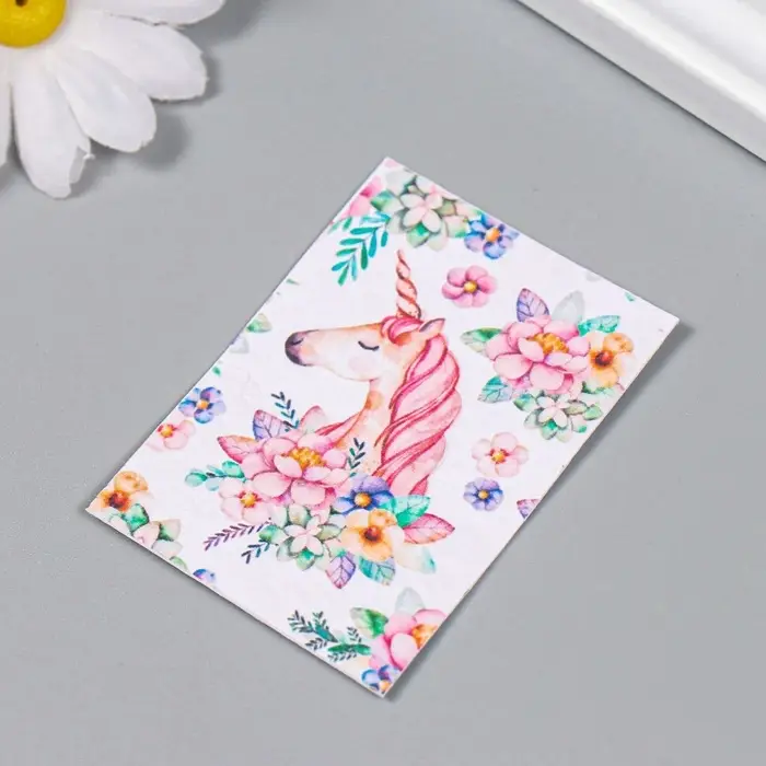 Открытка для выращивания &laquo;Арт Узор. Вырасти сам. Единорог&raquo; с семенами, 5&times;7 см