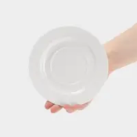 Блюдце Hanna Kn&ouml;vell, d=16.5 см, к бульоннице 300 мл, фарфор, белое