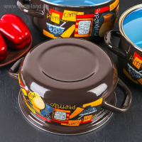 Набор кастрюль &laquo;Капучино&raquo;, 3 предмета: 2 л, 3 л, 4 л, индукция