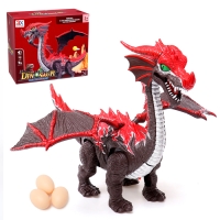 Динозавр &laquo;Дракон&raquo;, световые и звуковые эффекты, работает от батареек