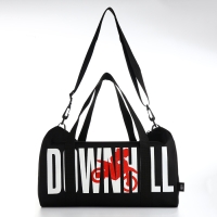 Сумка спортивная мужская, TEXTURA, маленький размер, цвет чёрный