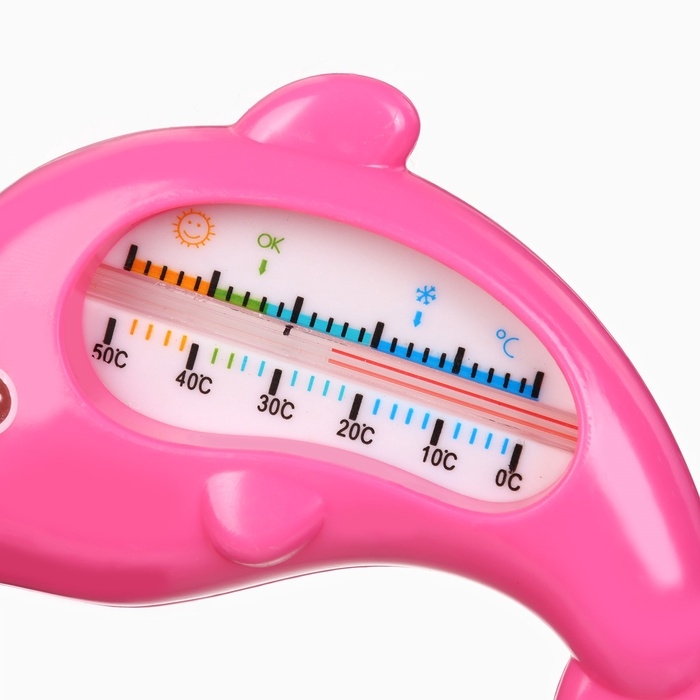 Термометр для ванны &laquo;Дельфин&raquo;, цвет Розовый