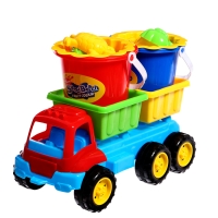 Набор для игры в песке &laquo;Грузовик&raquo;, 10 предметов
