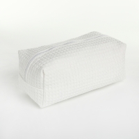 Косметичка на молнии TEXTURA, цвет белый