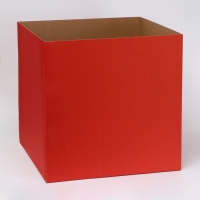 Коробка для воздушных шаров, Красная, 60 х 60 х 60 см