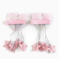 Заколки для волос с шейкером &laquo;Для милой леди&raquo;, 2 шт., 4 5 х 4 х 1 см