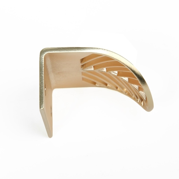 Ручка CAPPIO, м/о 32 мм, с узором, цвет матовое золото