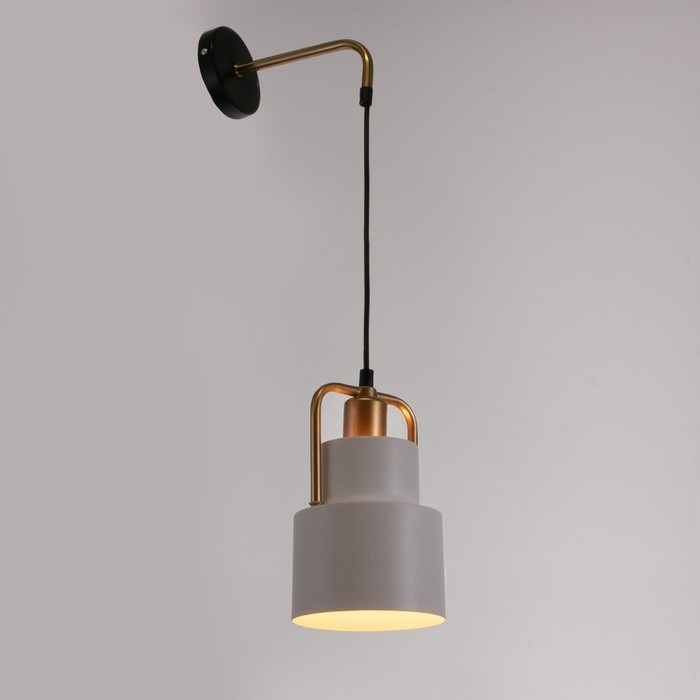 Бра 1657/1wWT E27 40Вт бело-золотой 13х18х55 см