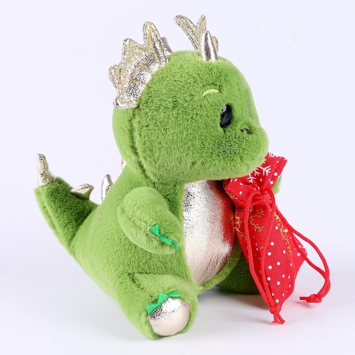 Новогодняя мягкая игрушка &laquo;Дракоша с мешочком&raquo;