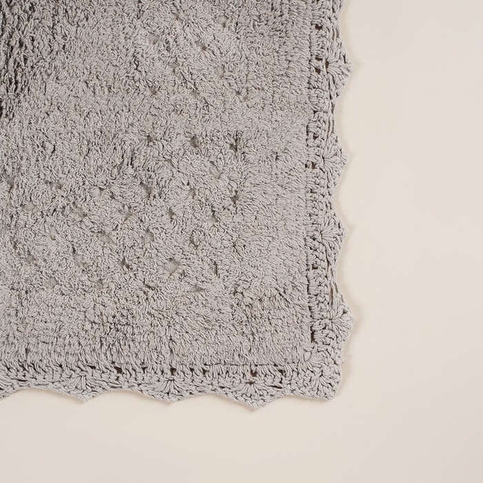 Коврики для ванной SL Home, 2 шт: 50&times;70 см, 60&times;100 см, цвет серый