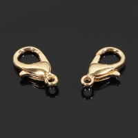 Замок-карабин, СМ-521, (набор 1000 шт.), 12&times;7 мм, цвет золото