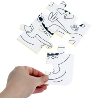 Мягкий пазл для малышей раскраска &laquo;Африка&raquo;, размер 50х33 см, 28 деталей, Крошка Я