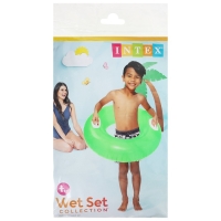 Круг для плавания &laquo;Яркое настроение&raquo;, с ручками, d=76 см, от 8 лет, цвет МИКС, 59258NP INTEX