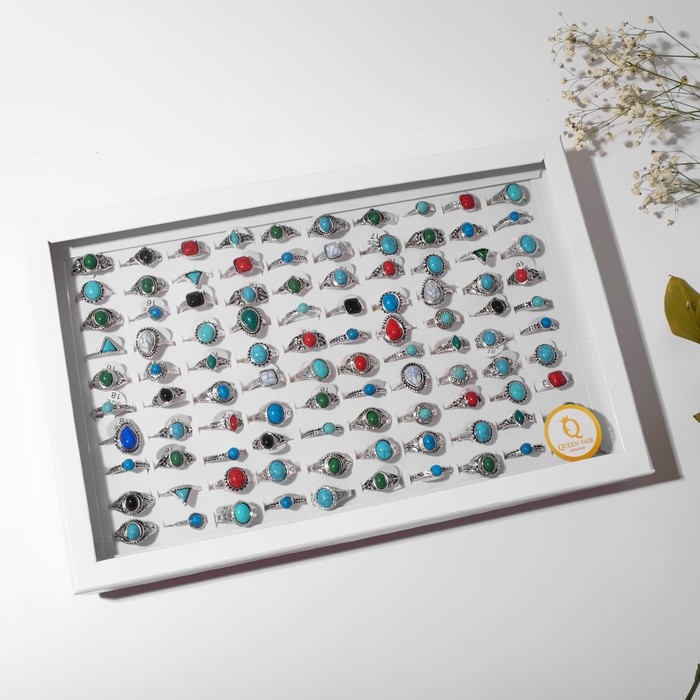 Кольцо &laquo;Натурель&raquo; Артемида, размер МИКС, цвет МИКС