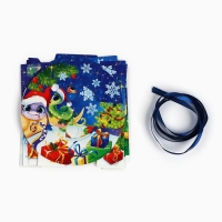 Новый год 2025! Гирлянда на ленте &laquo;Новогодняя коллекция: С новым годом&raquo;, змейка, дл. 130 см