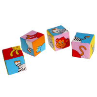 Набор развивающих мягких кубиков &laquo;Собери картинку. Животные 2&raquo;