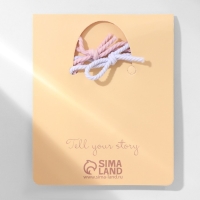 Браслеты &laquo;Неразлучники&raquo; ассоль, заяц и морковка, цвет бело-розовый