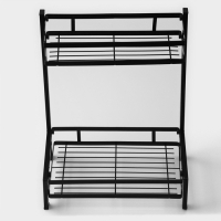 Полка для кухни 2-х ярусная Доляна, 33,5&times;20,5&times;39 см, цвет чёрный