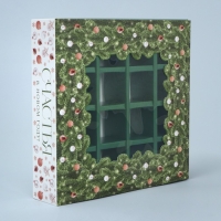 Коробка под 16 конфет с ячейками &laquo;С Новым годом&raquo; 17.7 х 17.7 х 3.8 см, Новый год