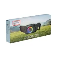 Портативная колонка - сумка LAB-85, 10 Вт, 2500 мАч, чёрная