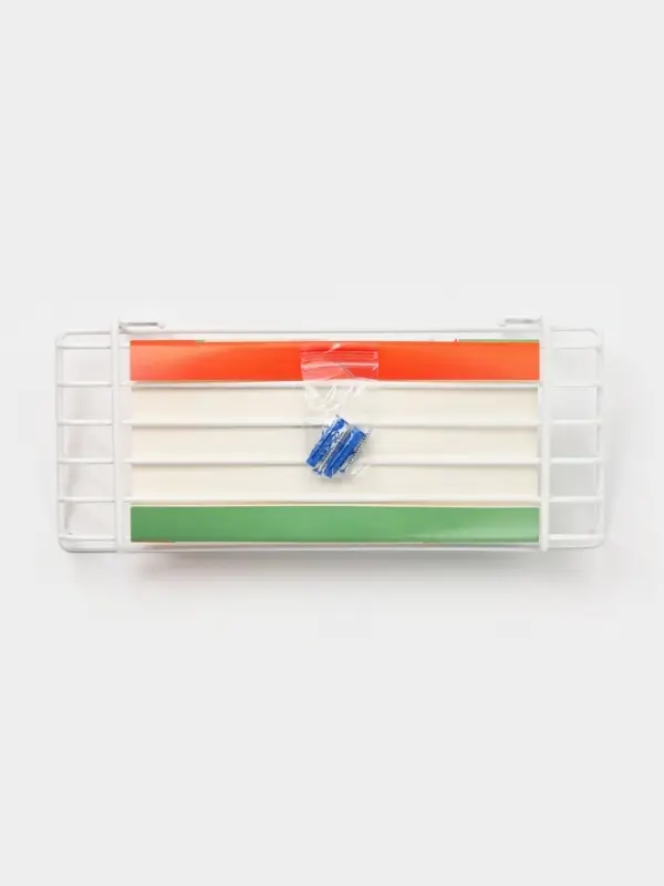 Полка для ванной 29*12,5*10 см, цвет белый