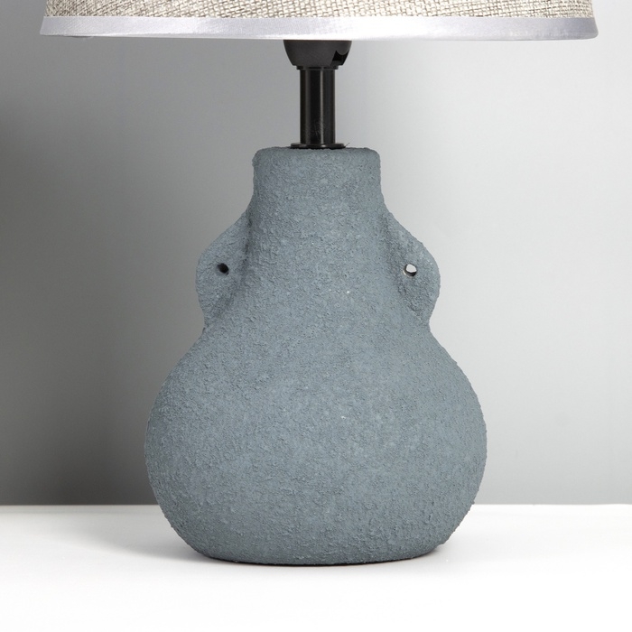 Лампа настольная "Каламбур" 1х40Вт Е14 темно-серый 20х20х32см