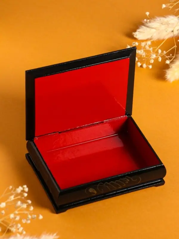 Шкатулка &laquo;Рябина в корзине&raquo;, 10&times;14 см, лаковая миниатюра