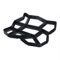 Форма для садовой дорожки, 42 &times; 42 &times; 4 см, чёрная