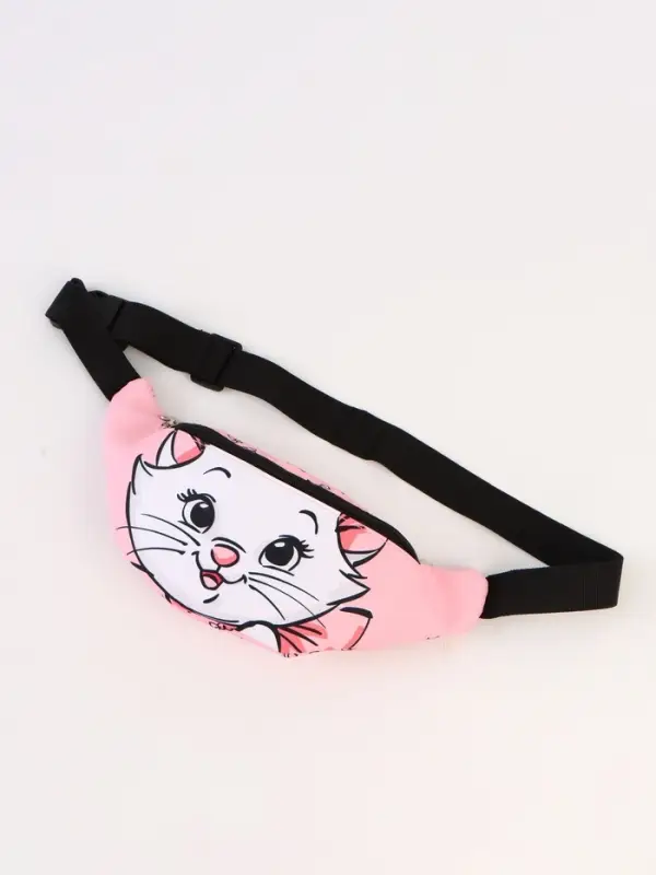 Сумка поясная детская для девочки &laquo;Кошечка&raquo;, 25&times;6&times;13 см