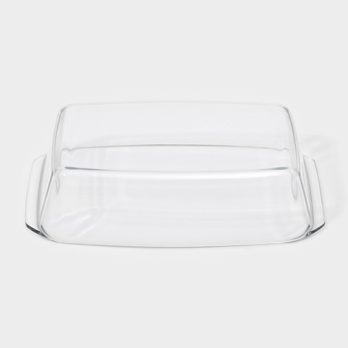 Кастрюля из жаропрочного стекла для запекания Доляна &laquo;Утятница&raquo;, 2,9 л, 24,5&times;20,5&times;13,5 см, с крышкой