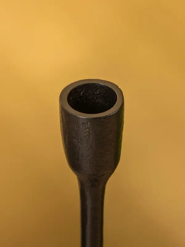 Подсвечник &laquo;Полночь&raquo;, 8&times;8&times;20 см, алюминий