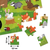 Пазл &laquo;В лесу&raquo;, &laquo;Синий трактор&raquo;, 60 элементов