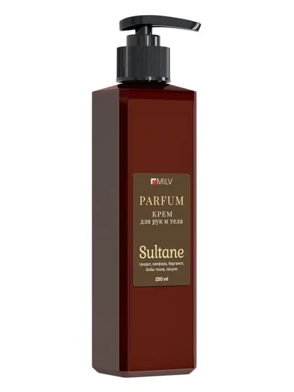 Крем для рук и тела парфюмированный MILV с пчелиным воском по мотивам LA SULTANE DE SABA, 250 мл 109