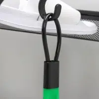 Ложка для обуви Доляна, с петелькой, 30&times;4 см, 17.4 см, зелёная