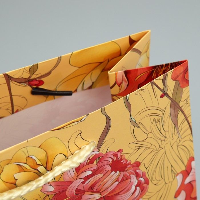 Пакет подарочный ламинированный, упаковка, &laquo;8 марта&raquo;, ML 21 х 25 х 8 см