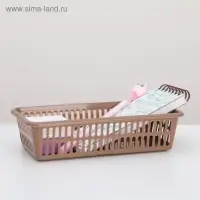 Корзина для хранения Полимербыт, пластик, 20&times;10&times;4.8 см, МИКС