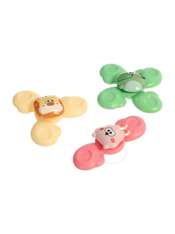 Спиннеры на присосках, 3 шт в наборе, зверушки