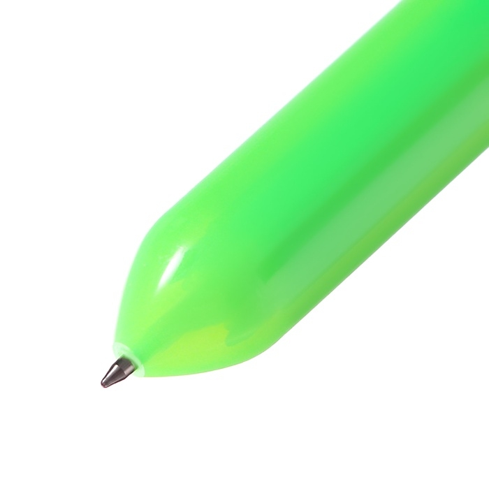 Многоцветная шариковая ручка Calligrata "Машинка-спиннер", автоматическая, 10-ти цветная, узел 0.7 мм, зелёная