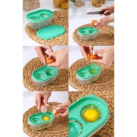 Сепаратор для яиц Доляна, 15,5&times;9,5&times;7 см, цвет мятный