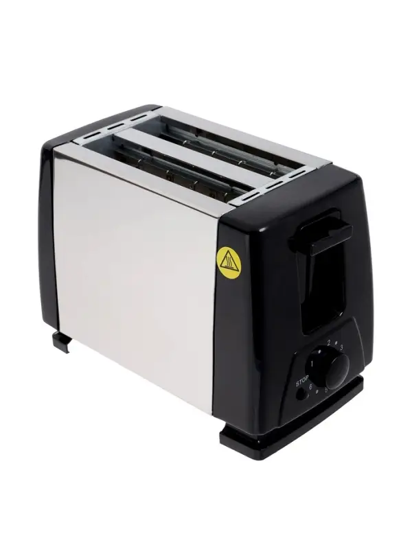 Тостер LT-03, 750 Вт, 6 режимов прожарки, 2 тоста, серебристый