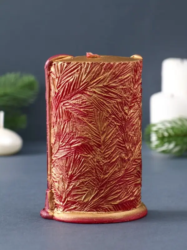 Свеча фигурная Свеча фигурная "Рождественская" 7,5х4х12 см, цв. золотой