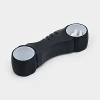 Точилка для ножей Доляна &laquo;БэтМобиль&raquo;, 3 степени заточки, 19.2&times;4.4&times;6.2 см, чёрная