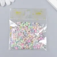 Бисер стекло 6/0 &laquo;Перламутр. Меланж. Зефирные цвета&raquo;, 30 г