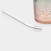 Стакан с трубочкой "Спектр" 500 мл, 8х8х16 см, силиконовая крышка, зеленый