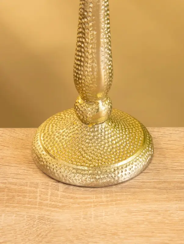 Подсвечник &laquo;Нью-Дели&raquo;, 22 см, алюминий, золото