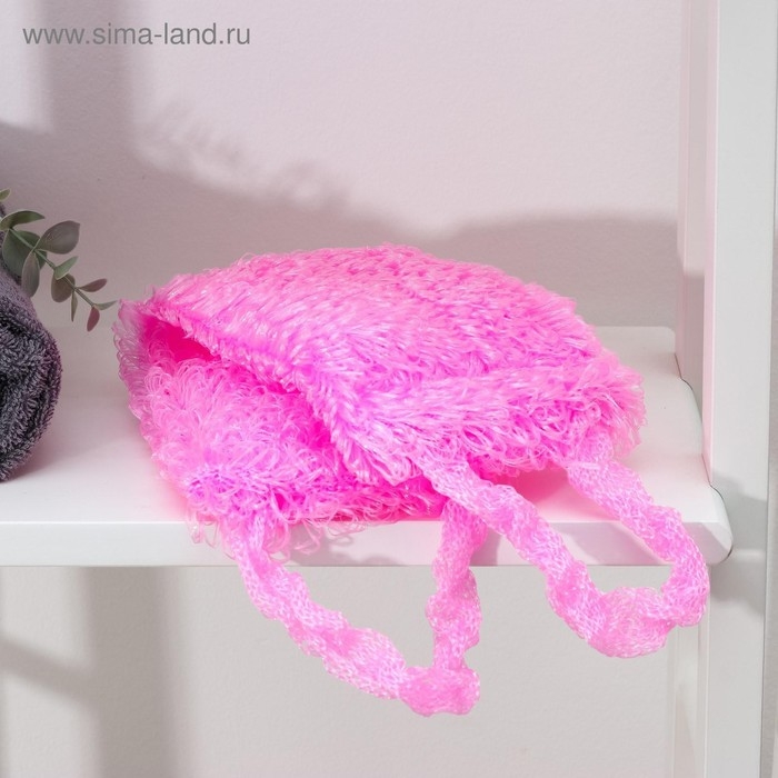 Мочалка для тела Доляна &laquo;Демидовская&raquo;, 15&times;40 см, МИКС