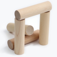 Спортивная игра &laquo;Городки&raquo; в коробке (дерево, 12 элементов, 15 фигур)