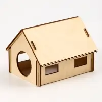 Домик для грызунов, 11,9 х 10 х 8,3 см